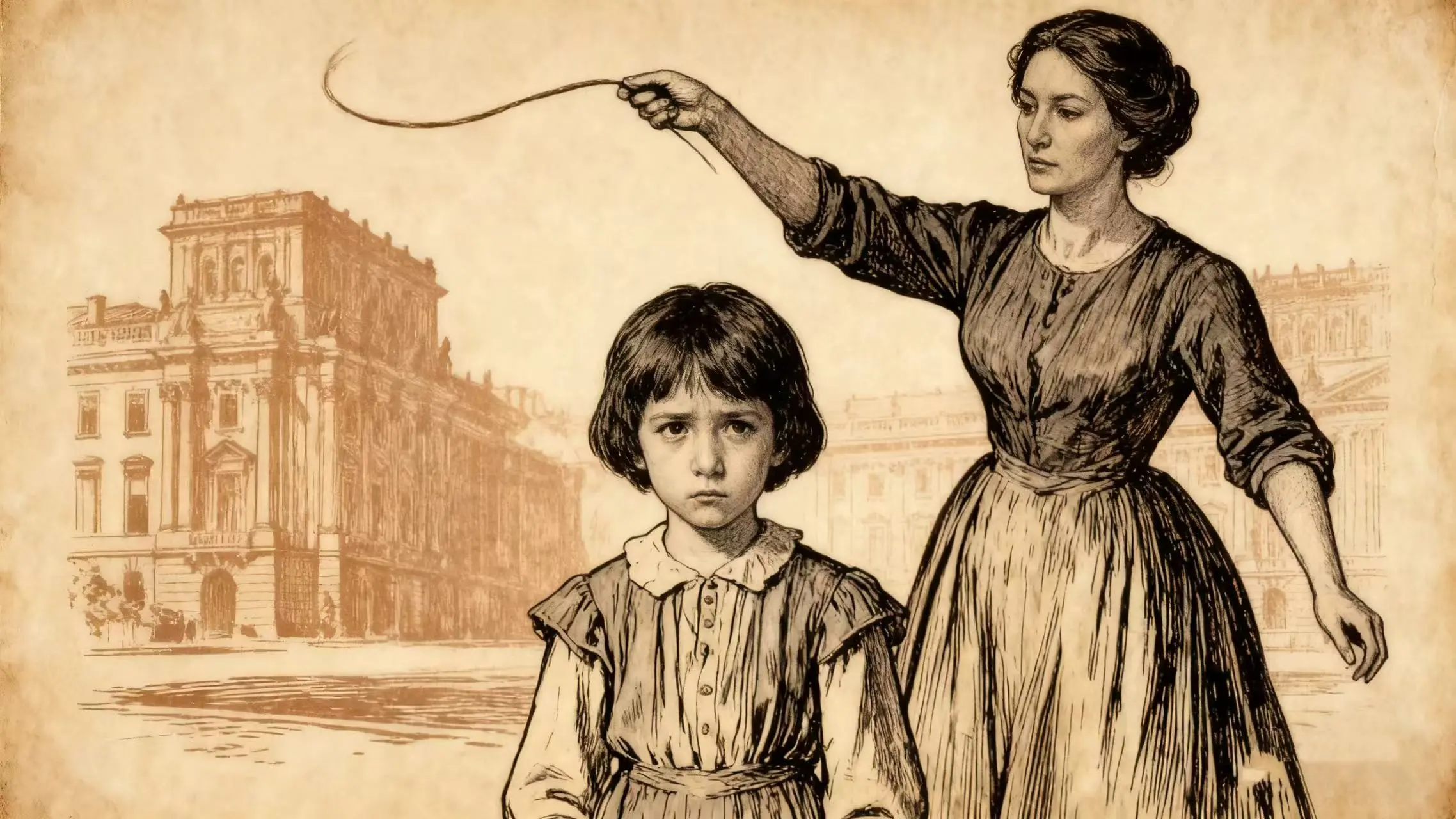 小时候的卢梭喜欢上了被姐姐鞭打