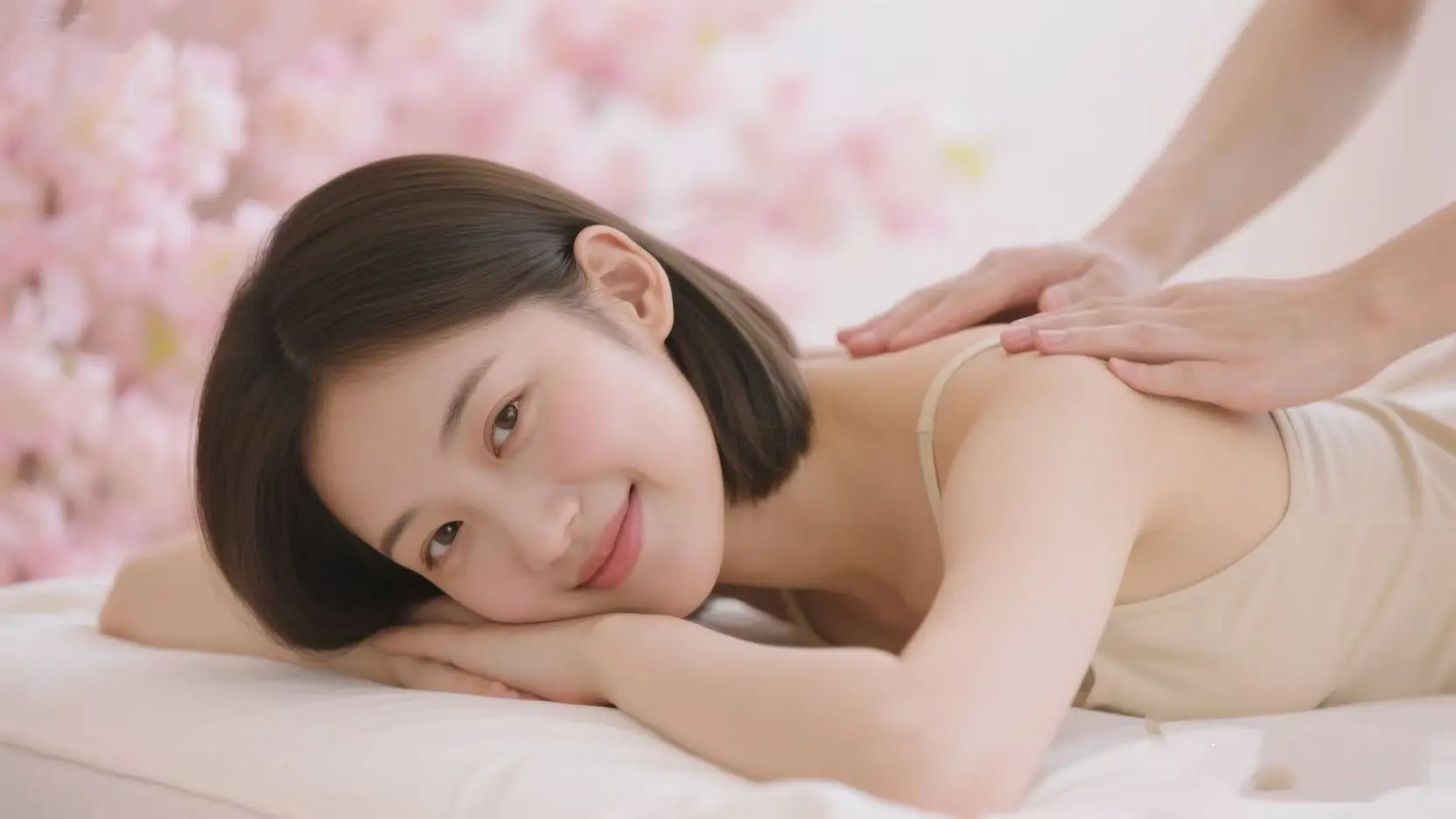 腰部穴位丝足按摩